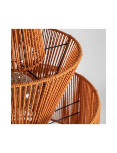 Lámpara De Colgar Coral Algodón 50x50x70 Estilo Boho - 5