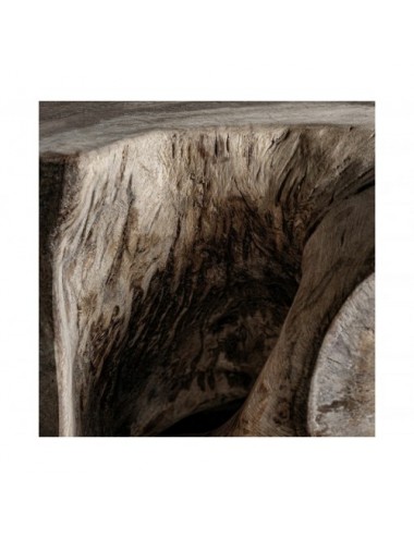 Mesa De Centro Tuxford Madera Suar 100x116x40 Estilo Étnico - 4