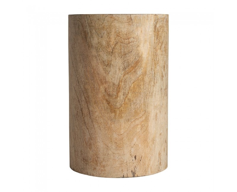 Taburete Guelma Madera Suar 33x33x50 Estilo Étnico - 1