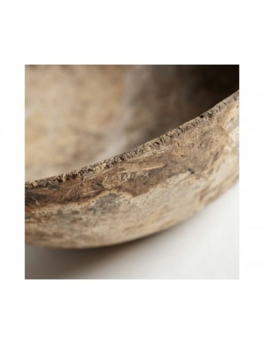 Centro De Mesa Madera De Mango 27x27x10 Estilo Étnico - 1