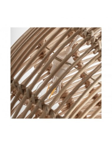 Lámpara De Colgar Fish Ratán 180x50x104 Estilo Boho - 3