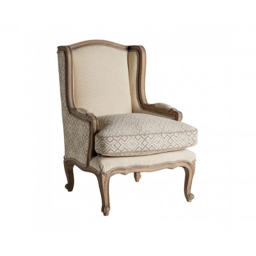 Sillón Tulle Madera De Mango 80x72x102 Estilo Colonial - 1