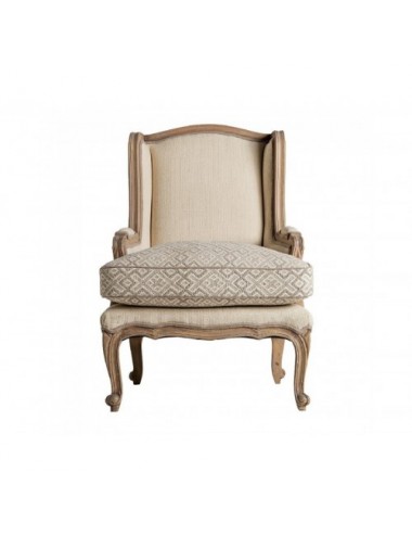 Sillón Tulle Madera De Mango 80x72x102 Estilo Colonial - 1