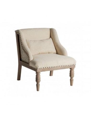 Sillón Objat Madera De Mango 64x69x75 Estilo Colonial - 1