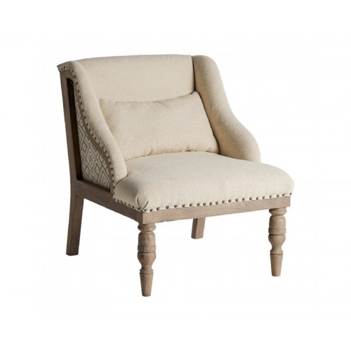 Sillón Objat Madera De Mango 64x69x75 Estilo Colonial - 1