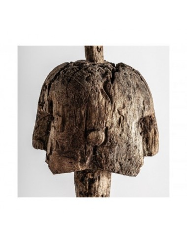 Figura Laye Madera De Mango 17x17x95 Estilo Étnico - 3