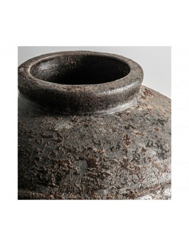 Jarrón Jellae Cerámica 32x32x35 Estilo Vintage - 1