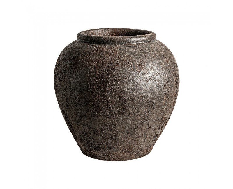 Jarrón Bloned Cerámica 38x38x37 Estilo Vintage - 1
