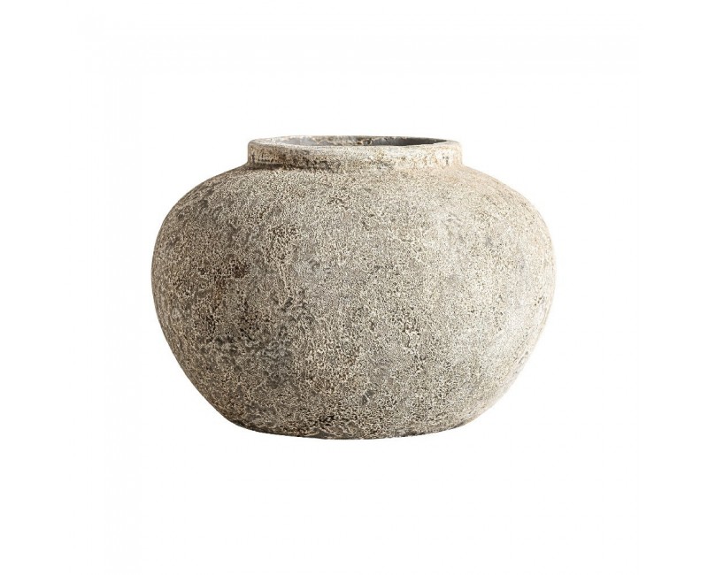 Jarrón Feshelle Cerámica 30x30x23 Estilo Vintage - 1