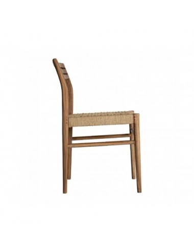 Silla Souillac Madera De Teka 53x45x81 Estilo Vintage - 3