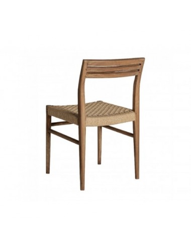 Silla Souillac Madera De Teka 53x45x81 Estilo Vintage - 4