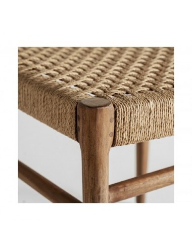 Silla Souillac Madera De Teka 53x45x81 Estilo Vintage - 5