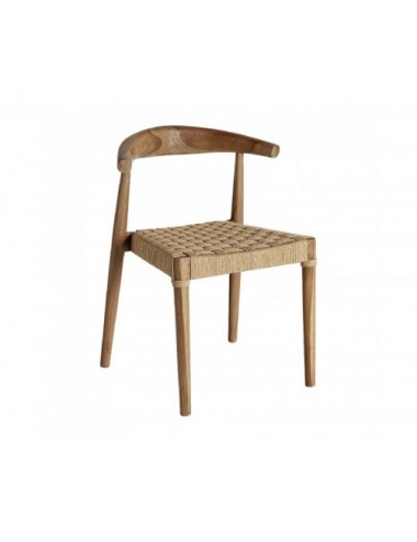 Silla Figeac Madera De Teka 55x52x76 Estilo Vintage - 1