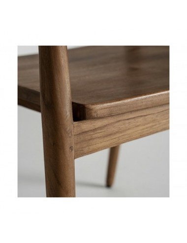 Silla Chanac Madera De Teka 57x58x80 Estilo Art Deco - 6