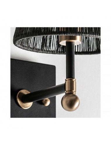 Aplique Gael Hierro 14x21x28 Estilo Art Deco - 3