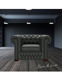 Sillón Chesterfield Original de 1 plaza piel Vele - 1