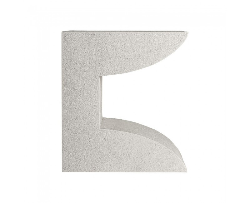 Mesa Auxiliar Trim Cemento 48x41x55 Estilo Art Deco - 1