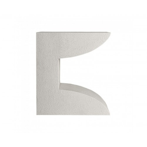 Mesa Auxiliar Trim Cemento 48x41x55 Estilo Art Deco - 1