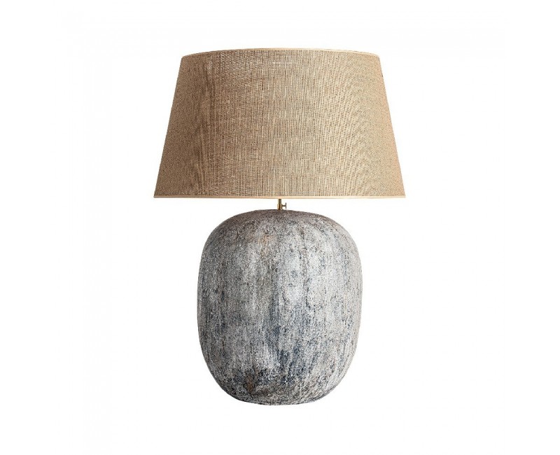 Lámpara De Sobremesa Yrsa Cemento 70x70x96 Estilo Nórdico - 1