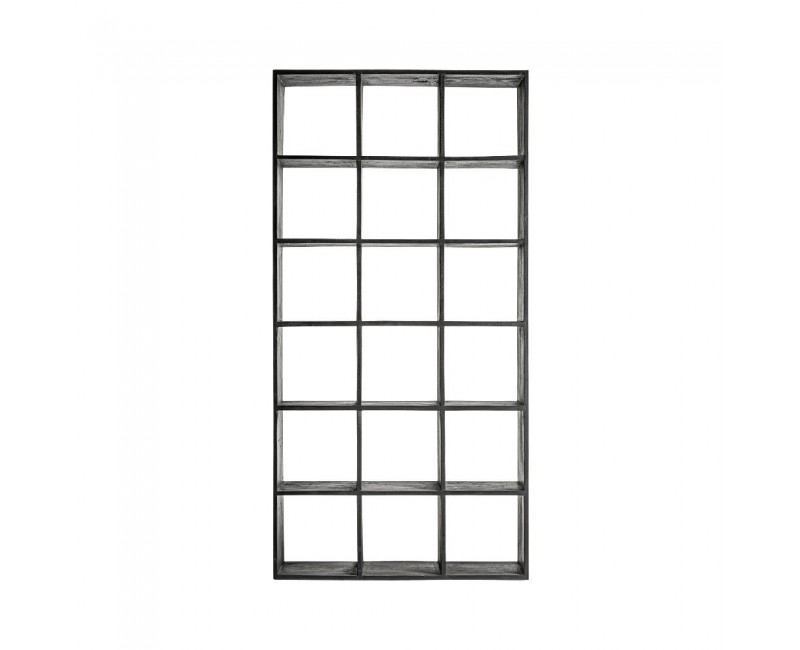 Estanteria Bayereut Madera De Mango 100x35x200 Estilo Art Deco - 1