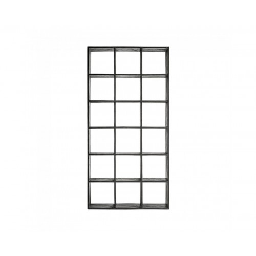 Estanteria Bayereut Madera De Mango 100x35x200 Estilo Art Deco - 1