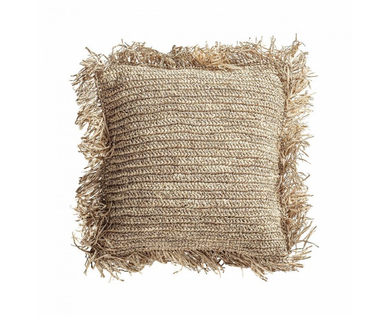 Cojín Igotz Fibra Natural 40x40x15 Estilo Boho - 1