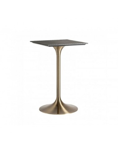 Mesa Bar Ullaland Acero 65x65x105 Estilo Art Deco - 1