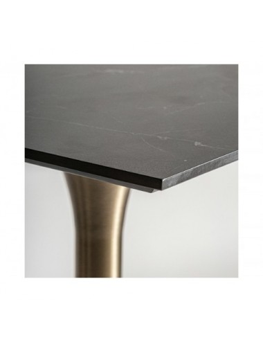 Mesa Bar Ullaland Acero 65x65x105 Estilo Art Deco - 3