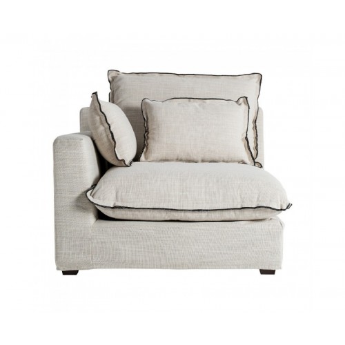 Módulo Sofá Esquinero Bief Poliéster 96x108x94 Estilo Clásico - 1