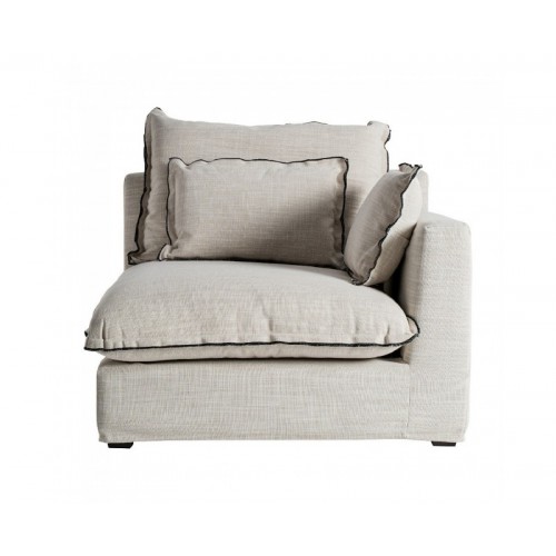 Módulo Sofá Esquinero Bief Poliéster 96x108x94 Estilo Clásico - 1