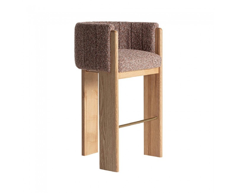 Taburete Sernier Poliéster 57x53x98 Estilo Contemporáneo - 1