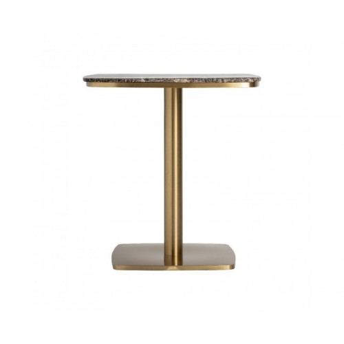 Mesa Bar Valreas Mármol 70x70x77 Estilo Art Deco - 1