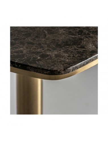 Mesa Bar Valreas Mármol 70x70x77 Estilo Art Deco - 3