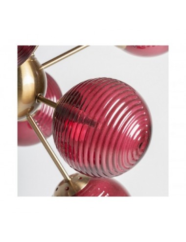 Lámpara De Colgar Rubra Cristal 60x60x62 Estilo Contemporáneo - 4