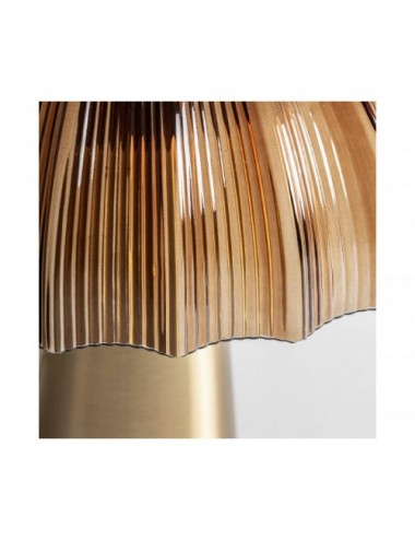 Lámpara De Sobremesa Pierre Cristal 50x50x55 Estilo Art Deco - 1