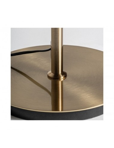 Lámpara De Pie Amberis Cristal 50x50x148 Estilo Art Deco - 4