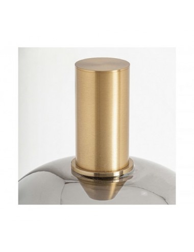 Lámpara De Sobremesa Argenta Cristal 28x28x69 Estilo Art Deco - 1