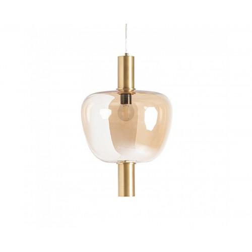 Lámpara De Colgar Glazen Cristal 30x30x53 Estilo Art Deco - 1