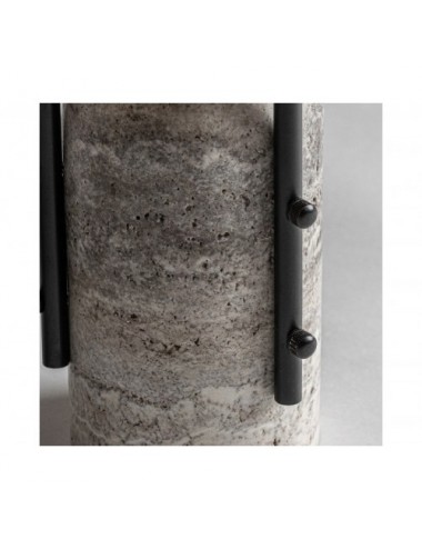 Lámpara De Sobremesa Orion Mármol 32x32x43 Estilo Art Deco - 1