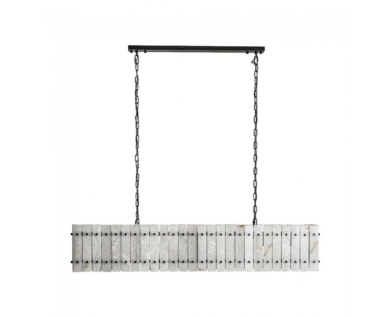 Lámpara De Colgar Clio Mármol 142x38x27 Estilo Art Deco - 1