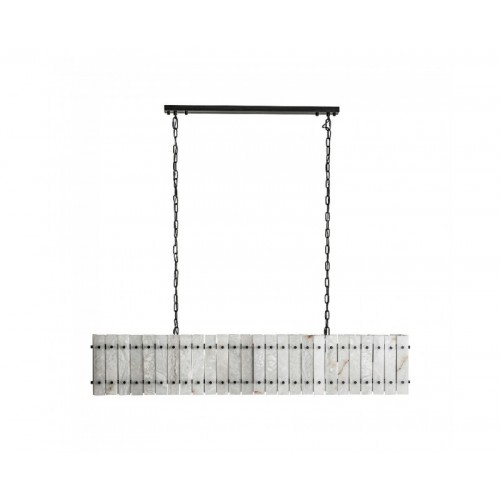 Lámpara De Colgar Clio Mármol 142x38x27 Estilo Art Deco - 1