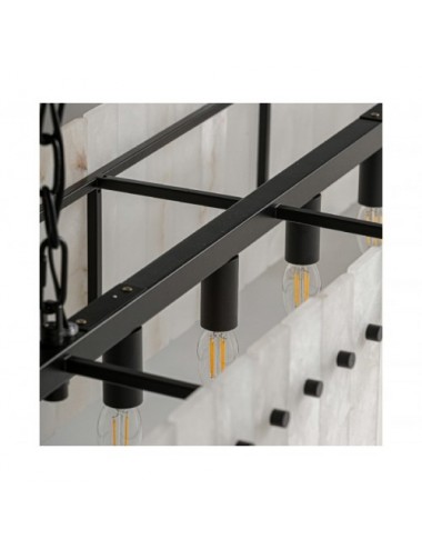 Lámpara De Colgar Clio Mármol 142x38x27 Estilo Art Deco - 6