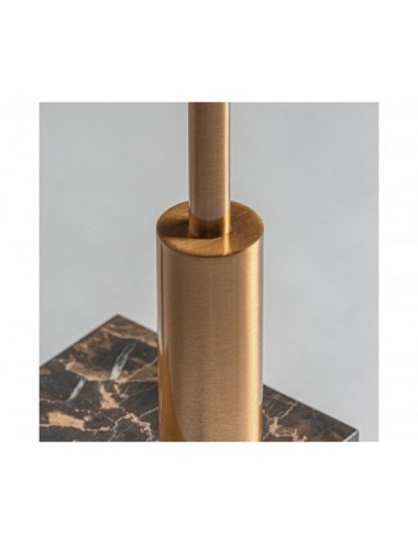 Lámpara De Pie Saholy Mármol 35x35x164 Estilo Art Deco - 3