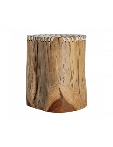 Mesa Auxiliar Obernai Madera Suar 36x34x43 Estilo Étnico - 1