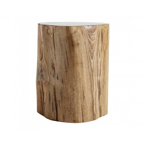 Mesa Auxiliar Bouira Madera Suar 35x33x40 Estilo Étnico - 1