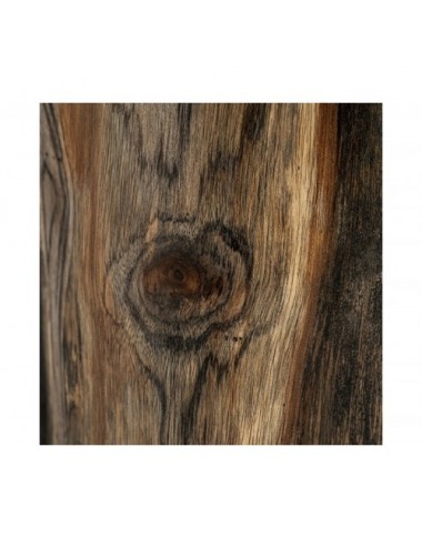 Mesa Auxiliar Bitche Madera Suar 36x36x63 Estilo Étnico - 4