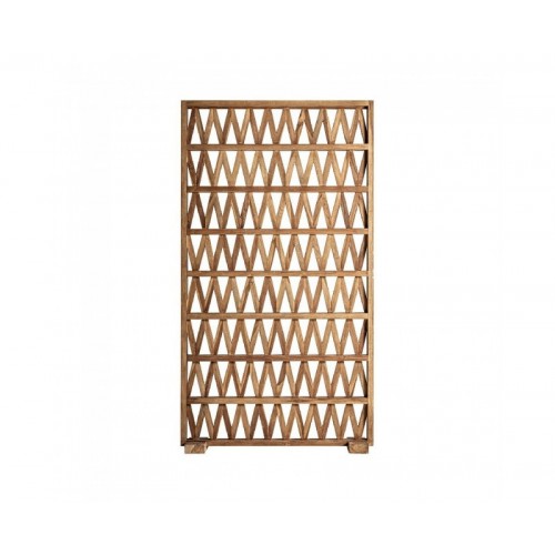 Parabán Viriat Madera De Teka 100x25x182 Estilo Boho - 1