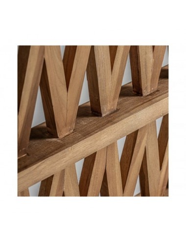 Parabán Viriat Madera De Teka 100x25x182 Estilo Boho - 3