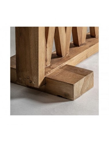 Parabán Viriat Madera De Teka 100x25x182 Estilo Boho - 4