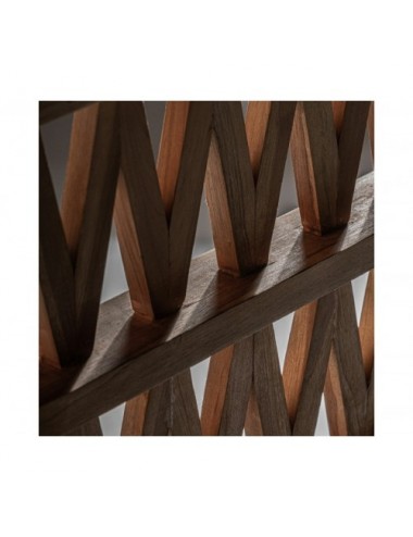 Parabán Viriat Madera De Teka 100x25x182 Estilo Boho - 5